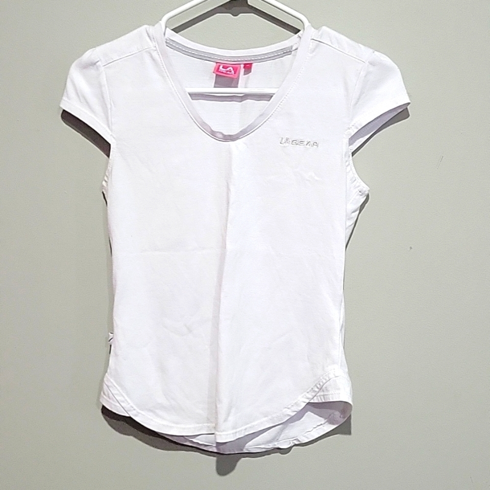 Vintage L.A. Gear white short sleeve top